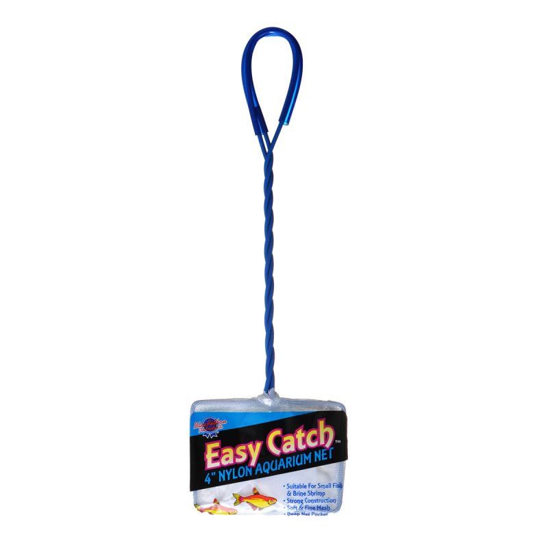 Blue Ribbon Easy Catch Fine Mesh Fish Net-Fish-Blue Ribbon Pet Products-4" Wide Net-