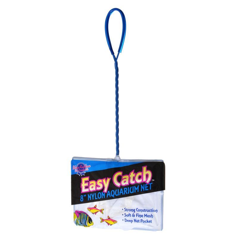 Blue Ribbon Easy Catch Fine Mesh Fish Net-Fish-Blue Ribbon Pet Products-8" Wide Net-