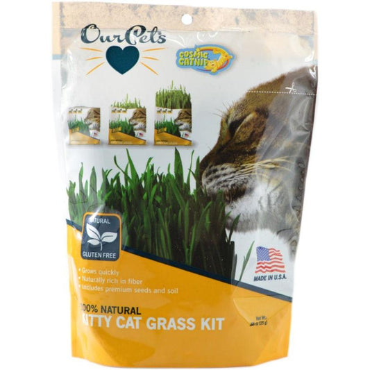 OurPets Cosmic Catnip 100% Natural Kitty Cat Grass Kit-Cat-OurPets-1 count-