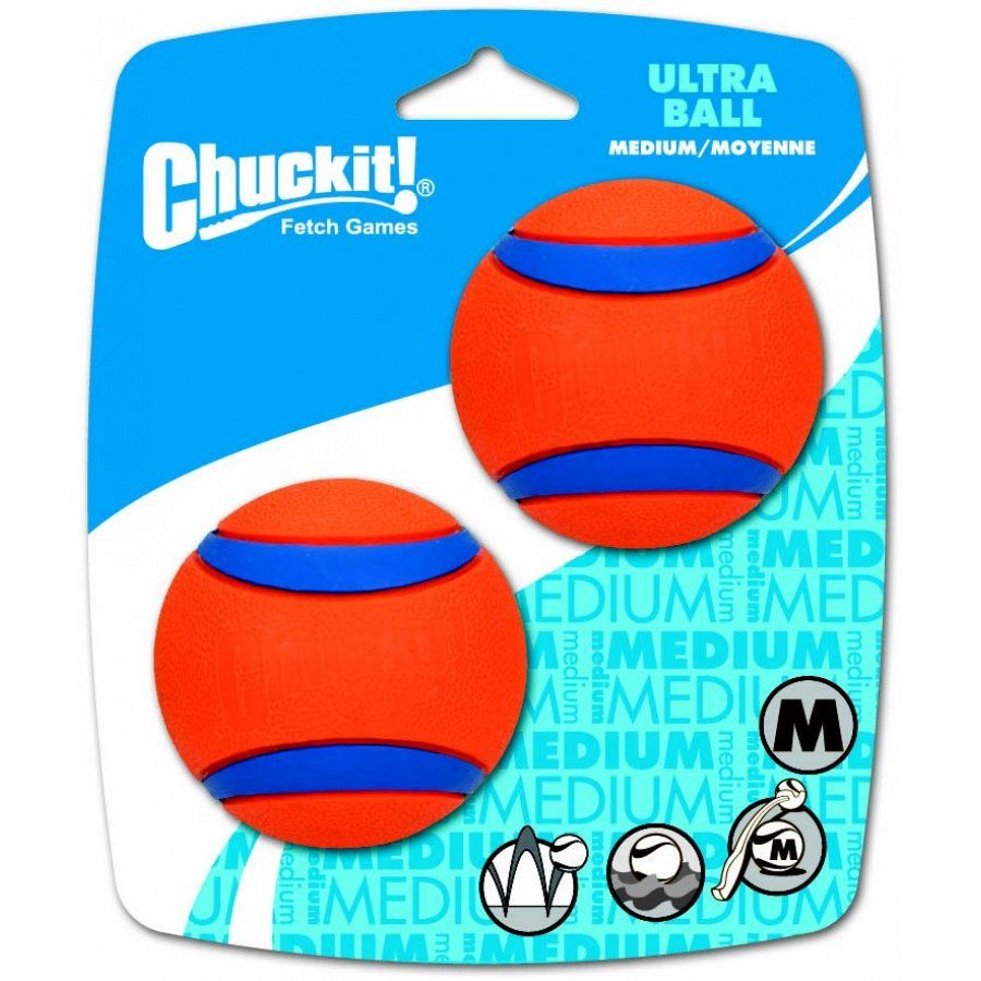 Chuckit Ultra Balls-Dog-Chuckit!-Medium - 2 Count - (2.25" Diameter)-