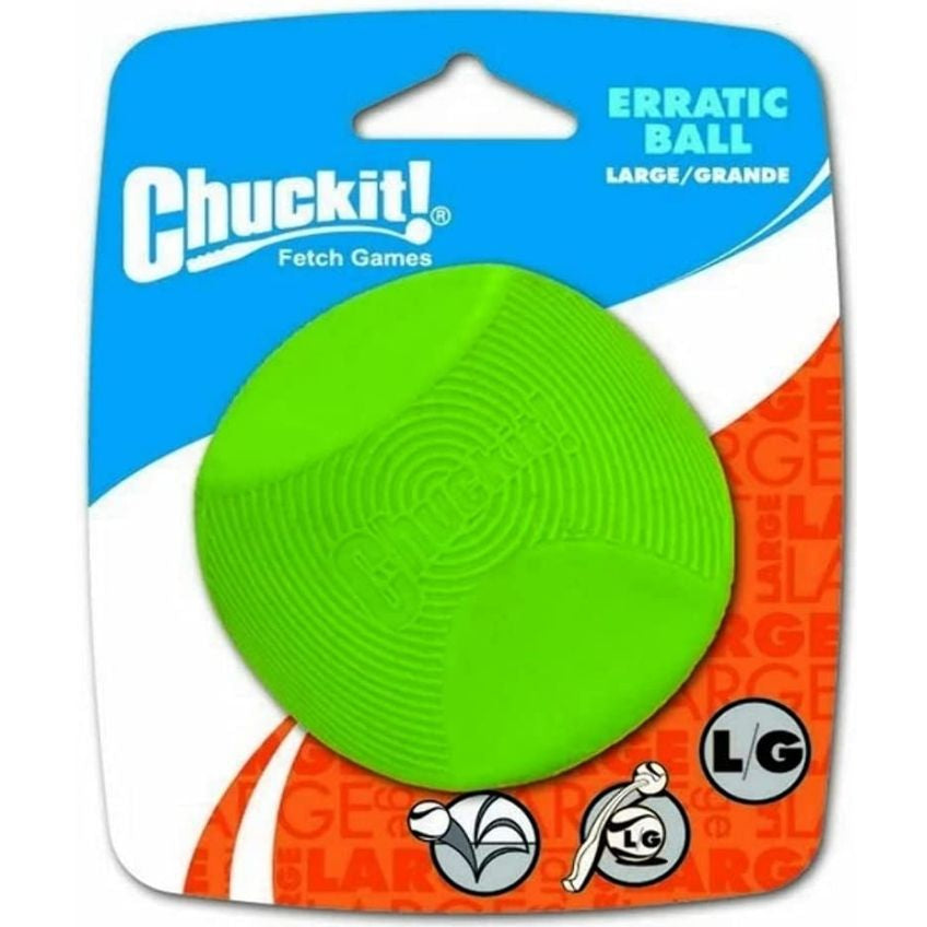 Chuckit Erratic Ball for Dogs-Dog-Chuckit!-Large Ball - 3" Diameter (1 Pack)-