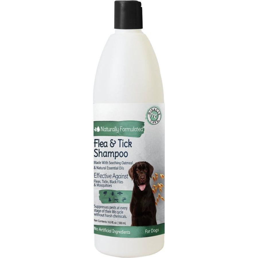 Miracle Care Flea & Tick Oatmeal Shampoo-Dog-Miracle Care-16.9 oz-