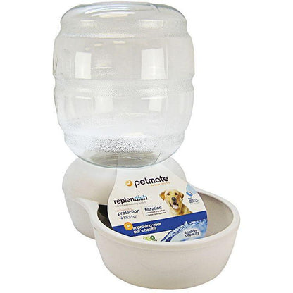 Petmate Replendish Waterer - Pearl Silver Gray-Dog-Petmate-4 Gallons-