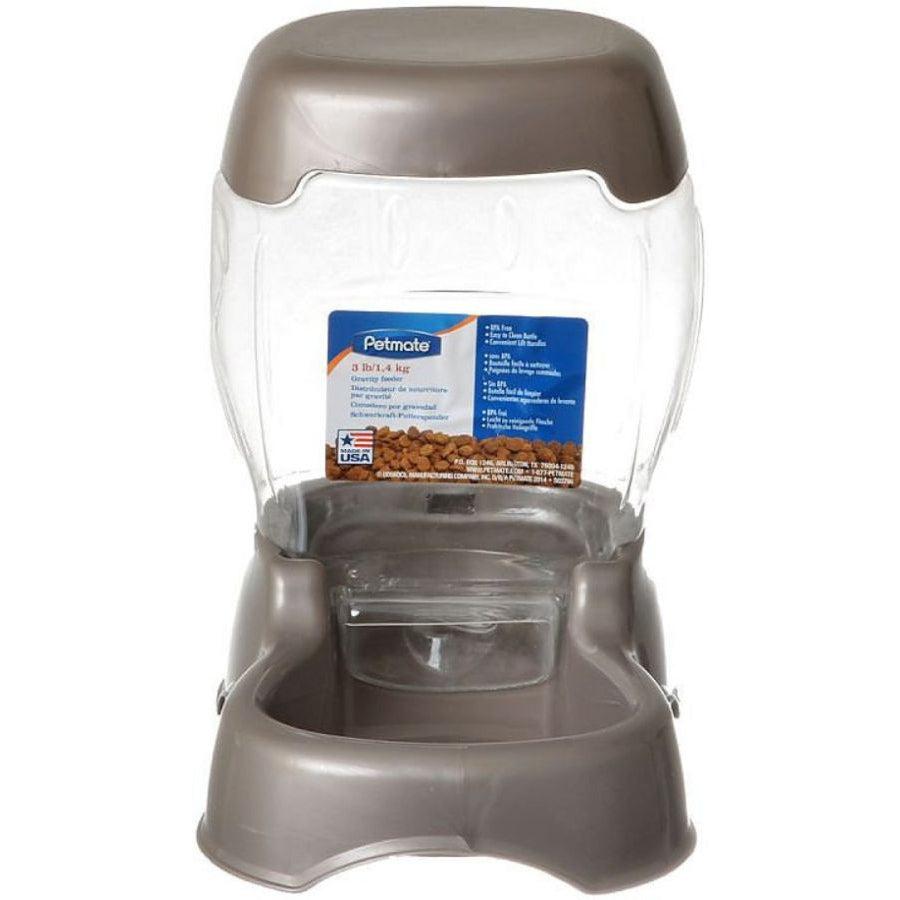 Petmate Cafe Pet Feeder - Pearl Tan-Dog-Petmate-3 lbs-