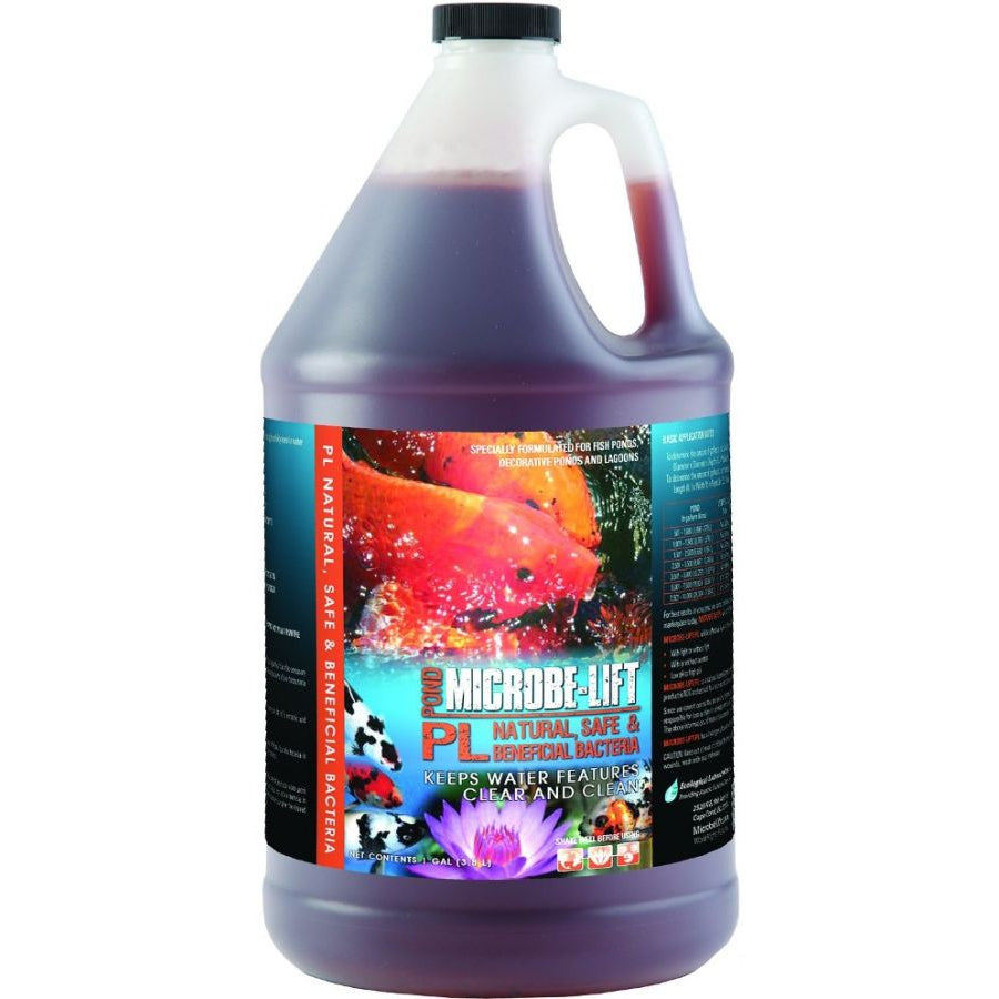 Microbe Lift PL Beneficial Bacteria for Ponds-Fish-Microbe-Lift-1 Gallon (Treats 80,000 Gallons)-