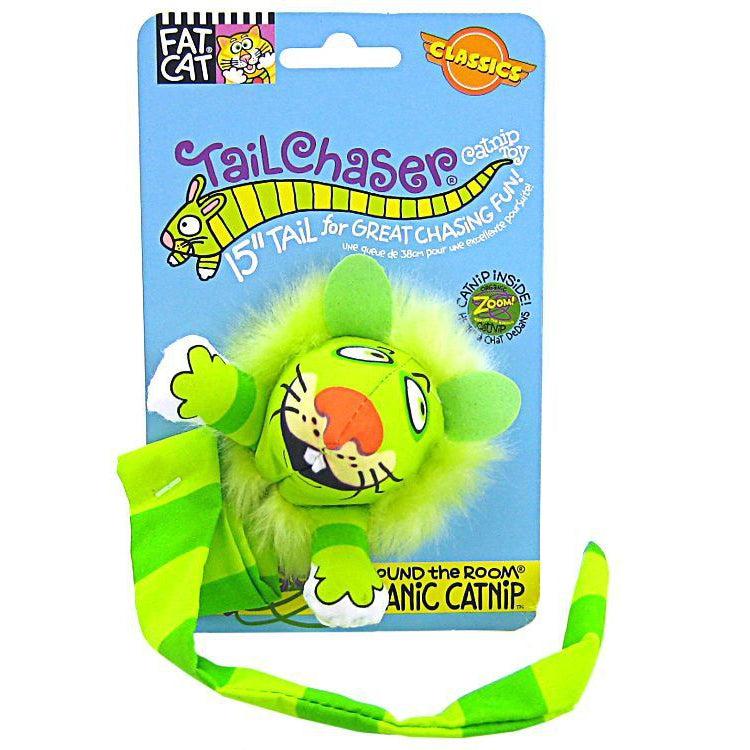 Fat Cat Kitty Hoots Tail Chaser - Assorted-Cat-Fat Cat-Tail Chaser Catnip Toy-