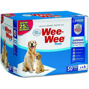 Four Paws Wee Wee Pads Original-Dog-Four Paws-50 Pack (22" Long x 23" Wide)-