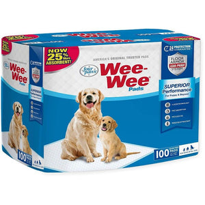 Four Paws Wee Wee Pads Original-Dog-Four Paws-100 Pack (22" Long x 23" Wide)-