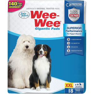 Four Paws Gigantic Wee Wee Pads-Dog-Four Paws-18 count-