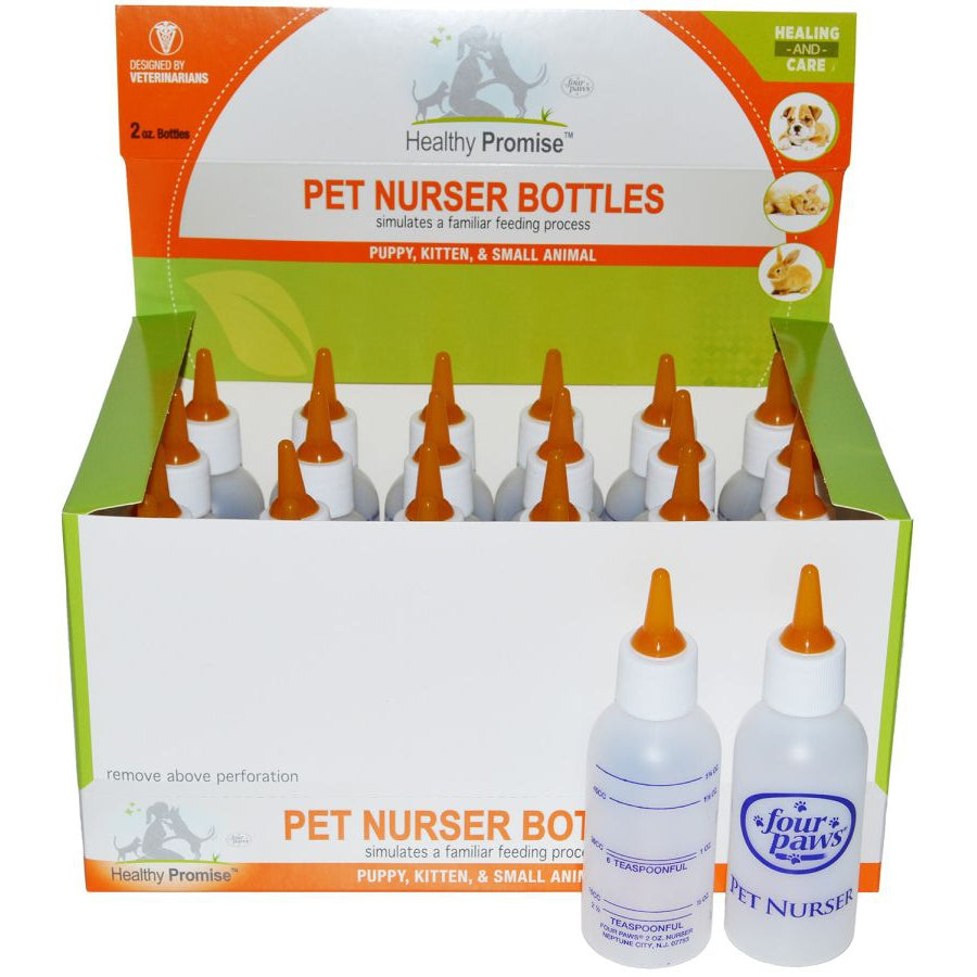 Four Paws Healthy Promise Pet Nurser Bottles-Dog-Four Paws-24 count-