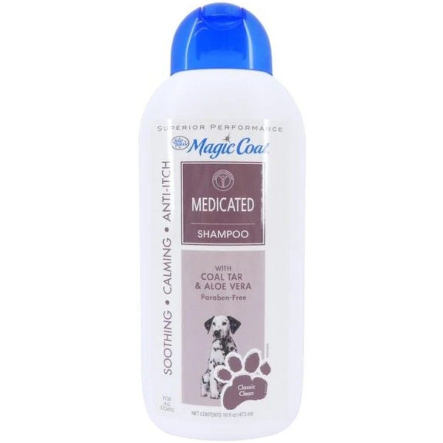 Magic Coat Medicated Shampoo with Coal Tar and Aloe Vera Classic Clean-Dog-Four Paws-16 oz-