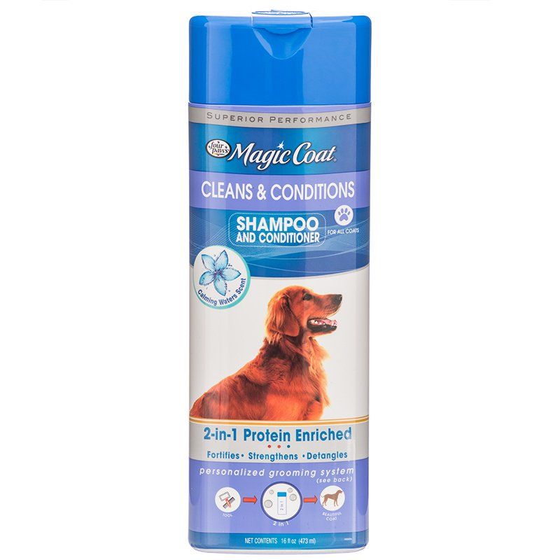 Magic Coat 2 in 1 Shampoo Plus Conditioner-Dog-Four Paws-16 oz-