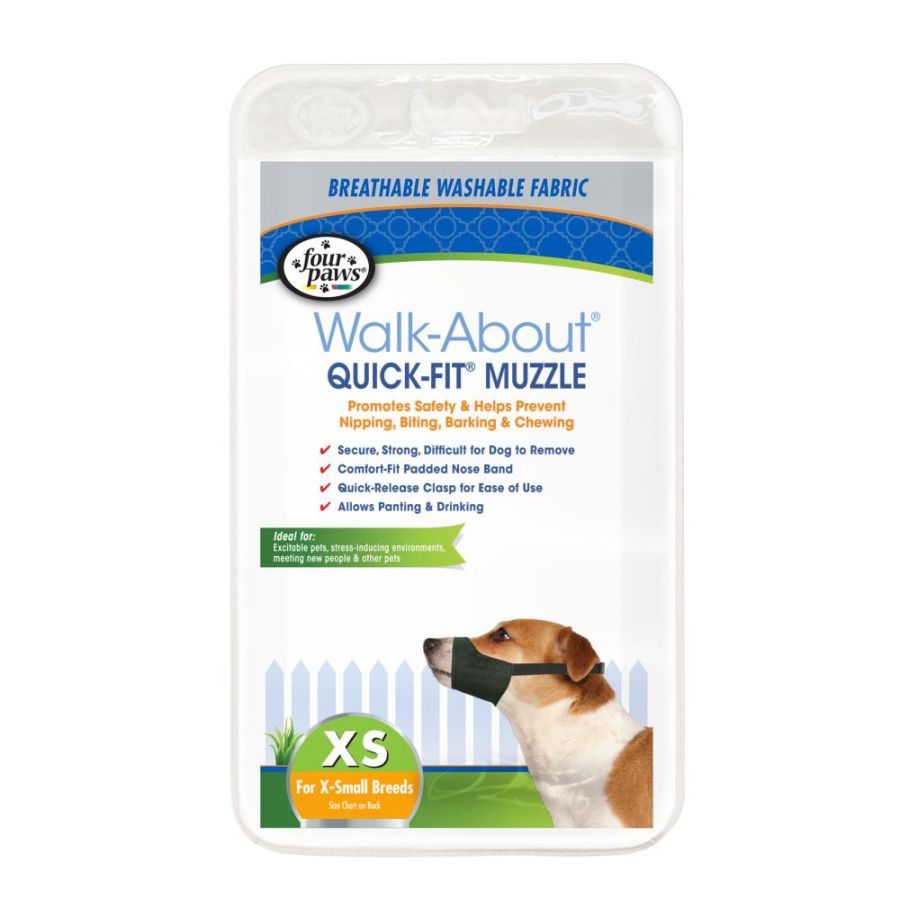 Four Paws Quick Fit Muzzle-Dog-Four Paws-Siize 1 - Fits 5" Snout-
