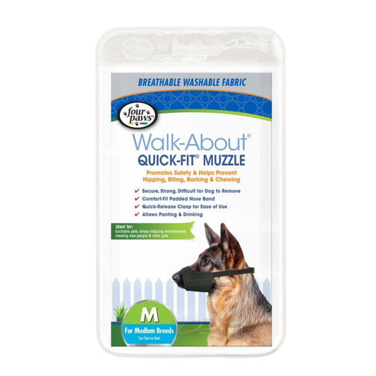 Four Paws Quick Fit Muzzle-Dog-Four Paws-Size 3 - Fits 6" Snout-