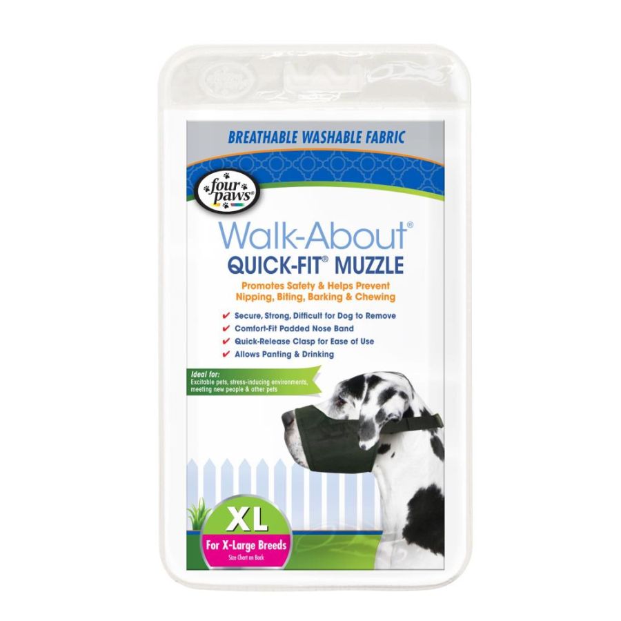 Four Paws Quick Fit Muzzle-Dog-Four Paws-Size 5 - Fits 8.25" Snout-