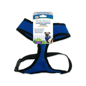 Four Paws Comfort Control Harness - Blue-Dog-Four Paws-Large - For Dogs 11-18 lbs (19"-23" Chest & 13"-15" Neck)-