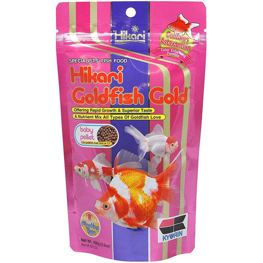 Hikari Gold Fish Gold - Baby Pellet-Fish-Hikari-3.5 oz-