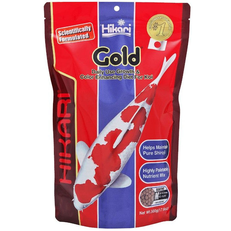 Hikari Gold Color Enhancing Koi Food - Medium Pellet-Fish-Hikari-17 oz-