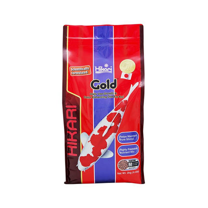 Hikari Gold Color Enhancing Koi Food - Medium Pellet-Fish-Hikari-4.4 lbs-