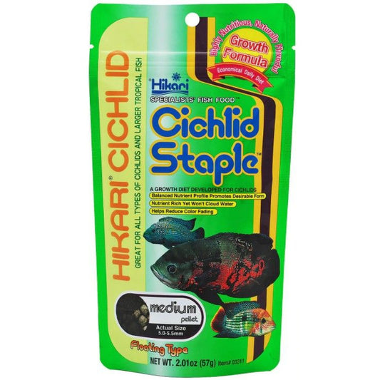 Hikari Cichlid Staple Food - Medium Pellet-Fish-Hikari-2 oz-