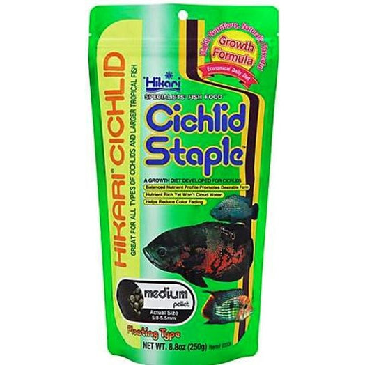 Hikari Cichlid Staple Food - Medium Pellet-Fish-Hikari-8.8 oz-