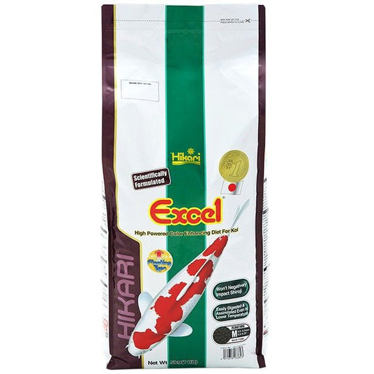 Hikari Excel Koi Food - Medium Pellet-Fish-Hikari-11 lbs-