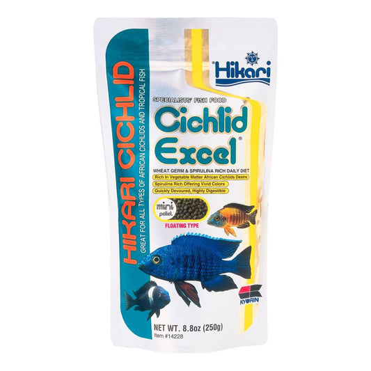 Hikari Cichlid Excel - Mini Pellet-Fish-Hikari-8 oz-