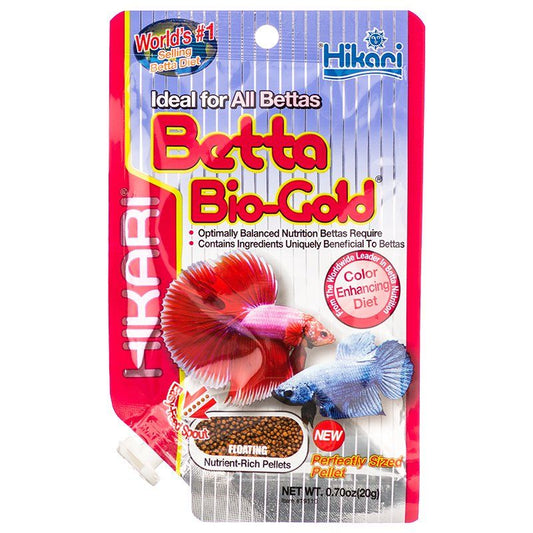 Hikari Bio-Gold Betta Food-Fish-Hikari-.7 oz - 19 Grams-