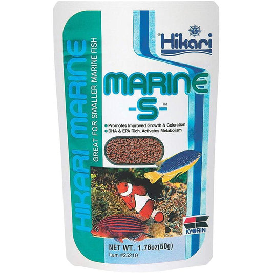 Hikari Marine S Fish Pellets-Fish-Hikari-1.76 oz-