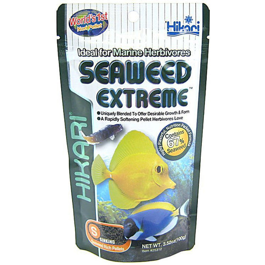 Hikari Seaweed Extreme - Small Pellets-Fish-Hikari-3.52 oz-