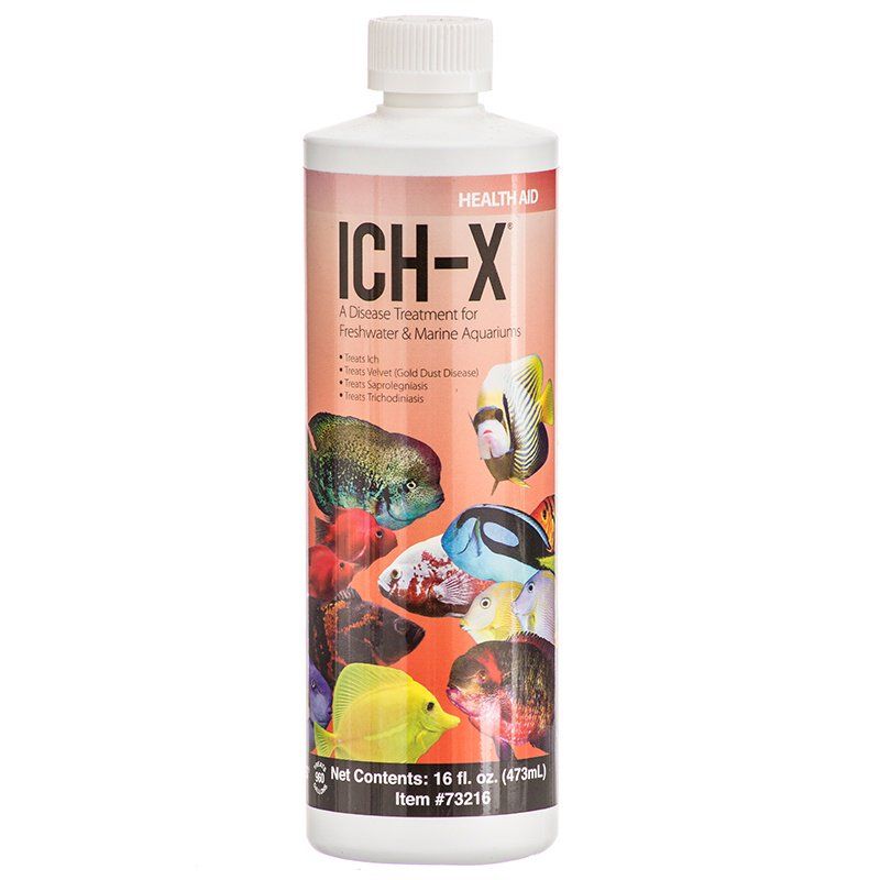 Hikari Ich-X Disease Treatment-Fish-Hikari-16 oz - (Treats 960 Gallons)-