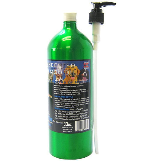 Iceland Pure Unscented Pharmaceutical Grade Salmon Oil-Dog-Iceland Pure Salmon Oil-32 oz-