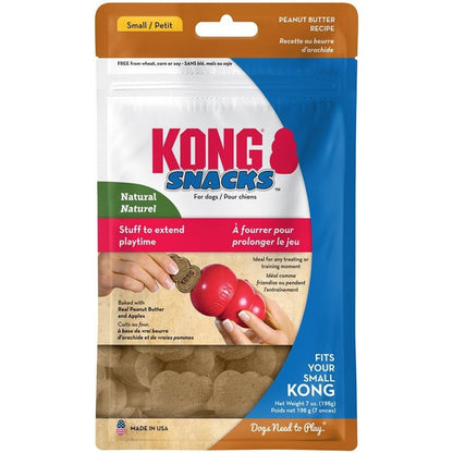 KONG Stuff'n Snacks Peanut Butter Recipe-Dog-KONG-Mini - 7 oz-