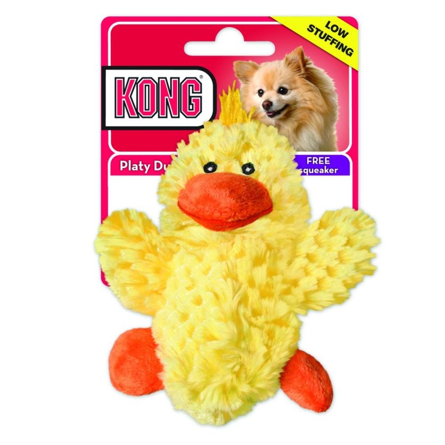 KONG Plush Platy Duck Dog toy-Dog-KONG-Small - 5"-