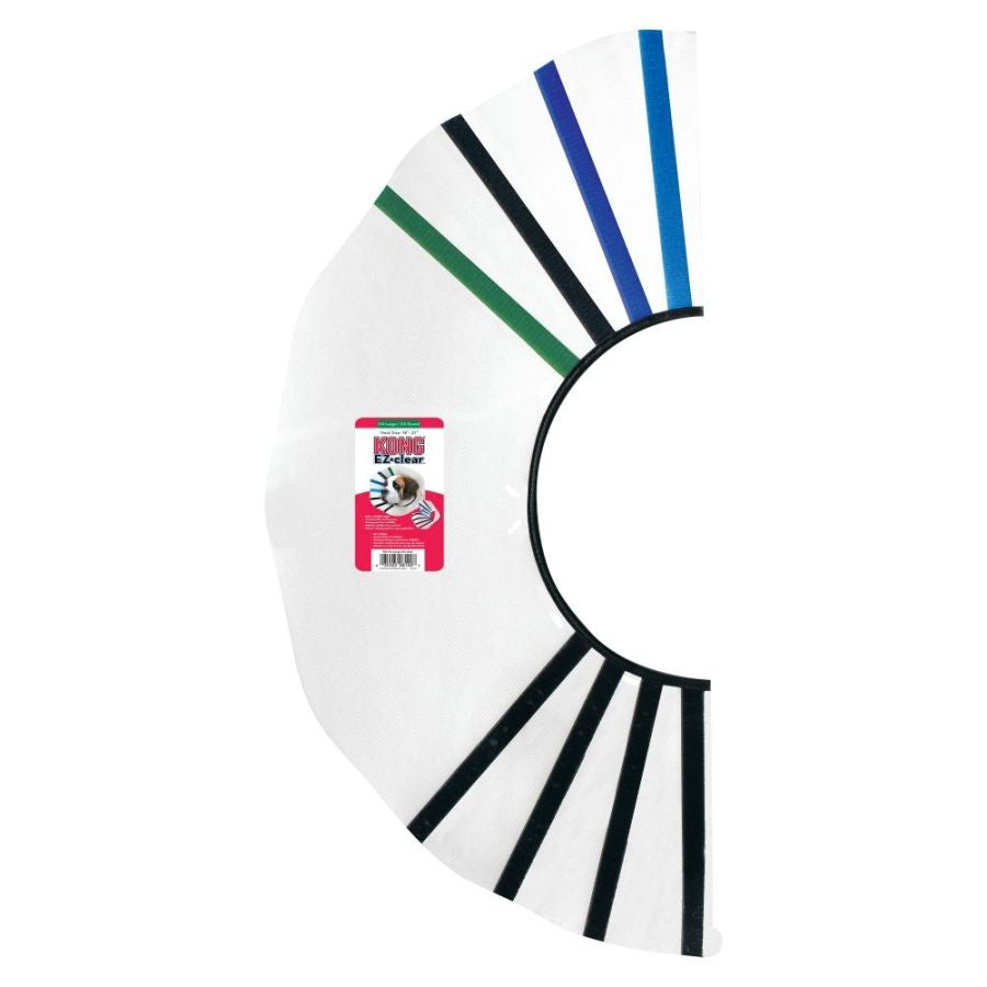 KONG EZ-Clear Elizabethan Collar-Dog-KONG-XX-Large (16"-21" Neck - 12" Deep)-