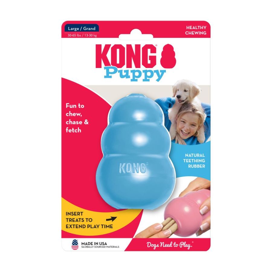 KONG Puppy KONG-Dog-KONG-Large (6"L x 2.75"W x 9"H)-