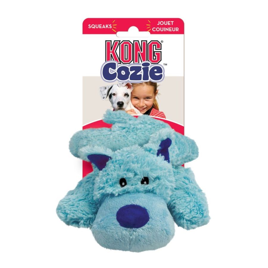 KONG Cozie Plush Toy - Baily the Blue Dog-Dog-KONG-Medium - Baily The Blue Dog-