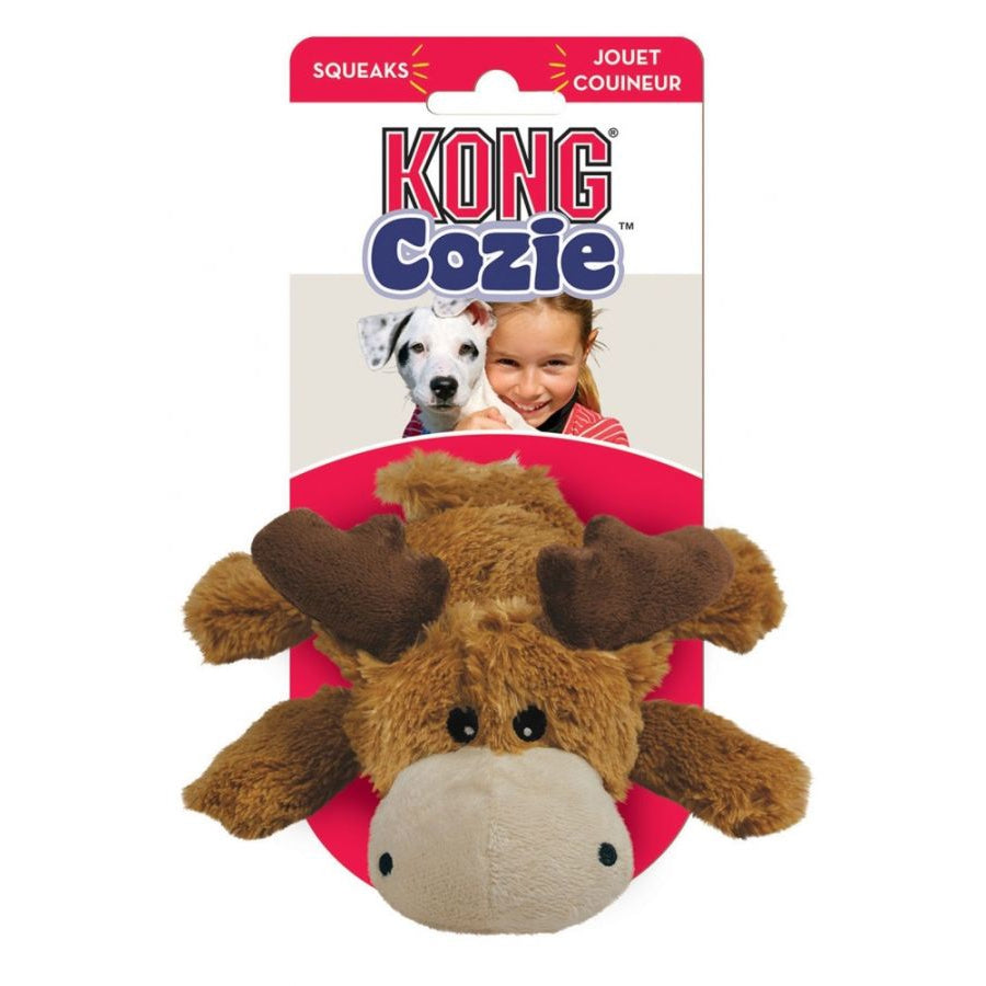 KONG Cozie Plush Toy - Marvin the Moose-Dog-KONG-Medium - Marvin The Moose-