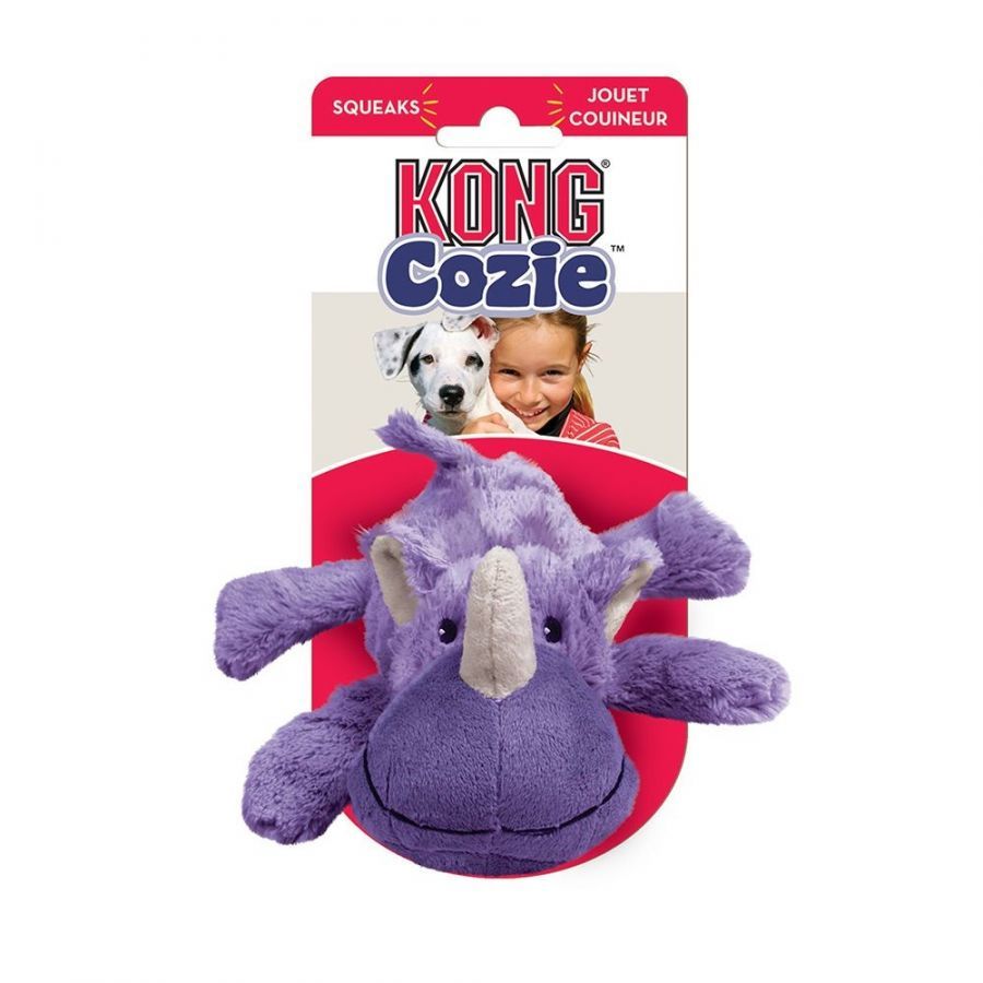 KONG Cozie Plush Toy - Rosie the Rhino-Dog-KONG-Medium - Rosie The Rhino-