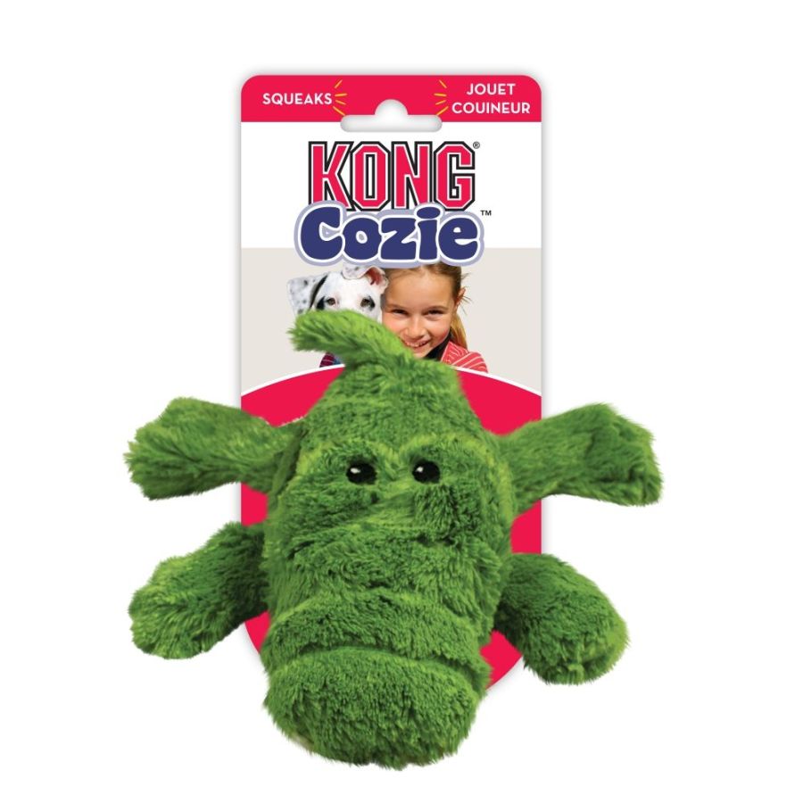 KONG Cozie Plush Toy - Ali the Alligator-Dog-KONG-Medium - Ali The Alligator-