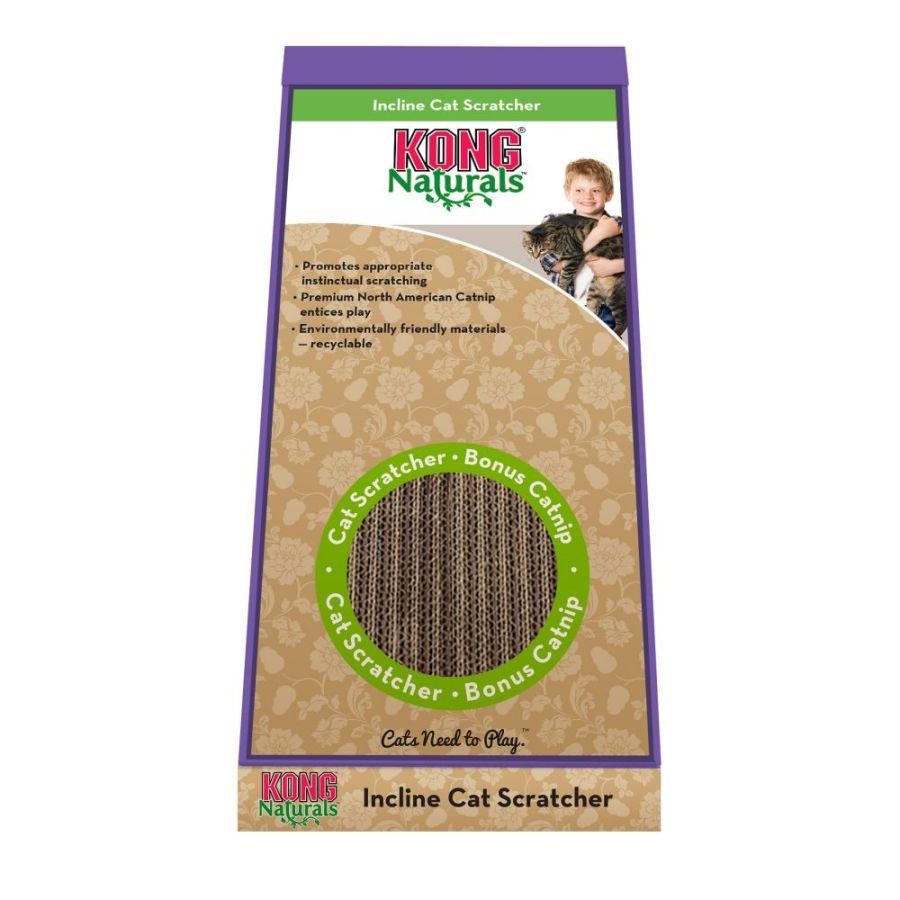 KONG Incline Cardboard Scratcher-Cat-KONG-10.25"L x 8.25"W x 19.25"H-