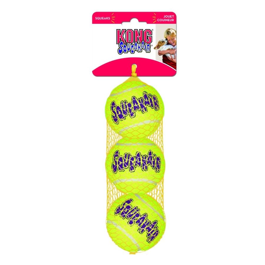 KONG Air KONG Squeakers Tennis Balls-Dog-KONG-Small 3 count-