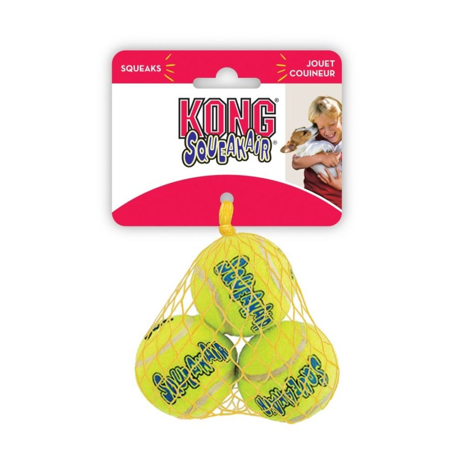 KONG Air KONG Squeakers Tennis Balls-Dog-KONG-X-Small 3 count-