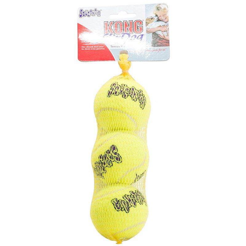 KONG Air KONG Squeakers Tennis Balls-Dog-KONG-Medium 3 count-