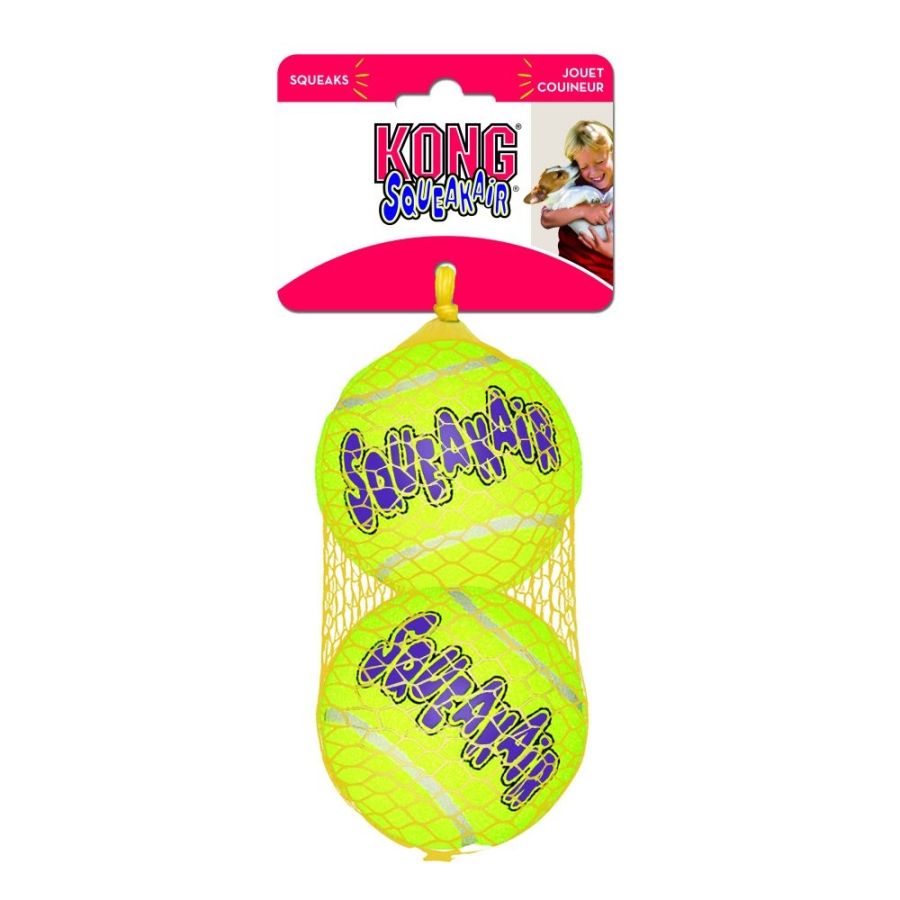 KONG Air KONG Squeakers Tennis Balls-Dog-KONG-Large 2 count-