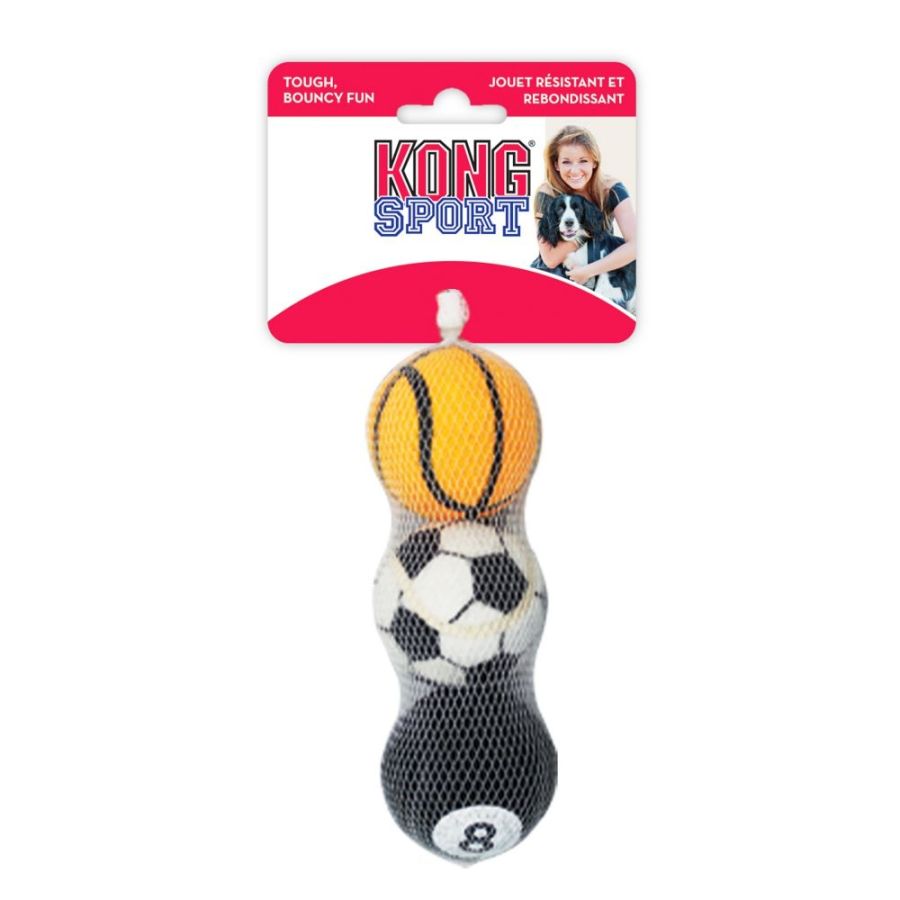 KONG Assorted Sports Balls Set-Dog-KONG-Medium - 2.5" Diameter (3 Pack)-