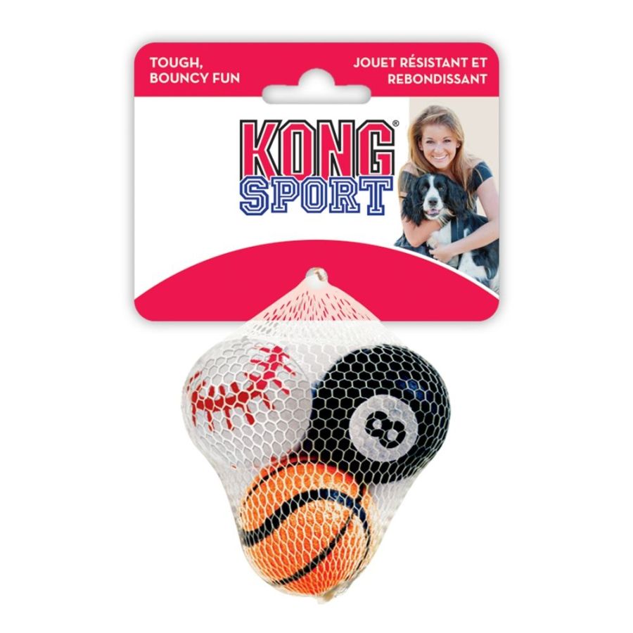 KONG Assorted Sports Balls Set-Dog-KONG-X-Small - 1.5" Diameter (3 Pack)-