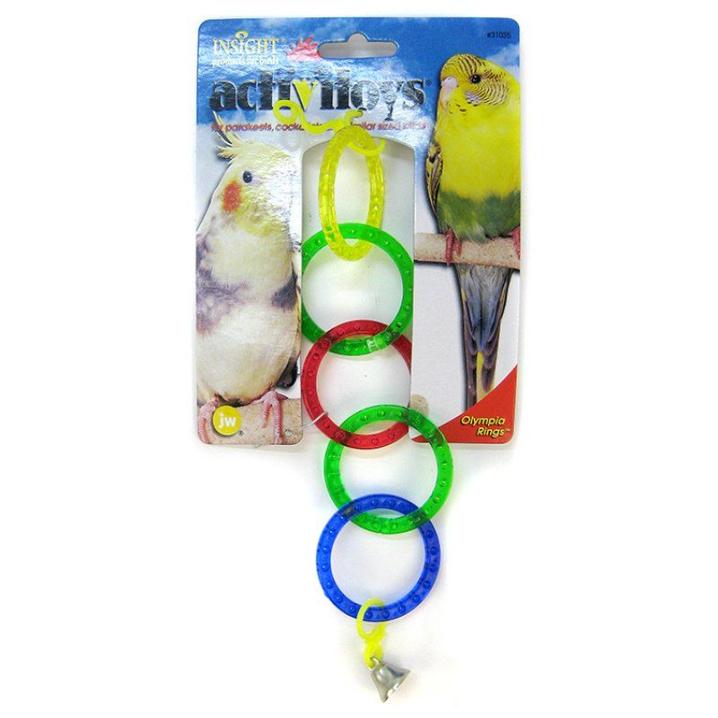 JW Insight Olympic Rings Bird Toy-Bird-JW Pet-Olympic Rings Bird Toy-