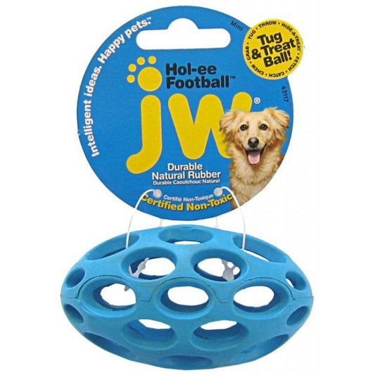 JW Pet Hol-ee Football Rubber Dog Toy-Dog-JW Pet-Mini (3.75" Long)-