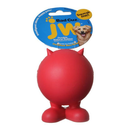 JW Pet Bad Cuz Rubber Squeaker Dog Toy-Dog-JW Pet-Medium - 4" Tall-